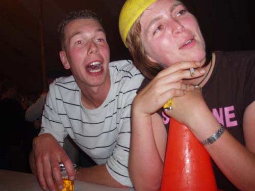 Haha, een pion op je hoofd!